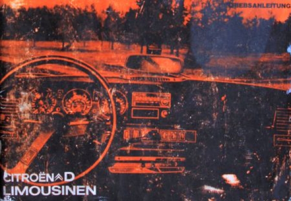 Citroen DS Limousinen 1970 Owner Manual (1700)
